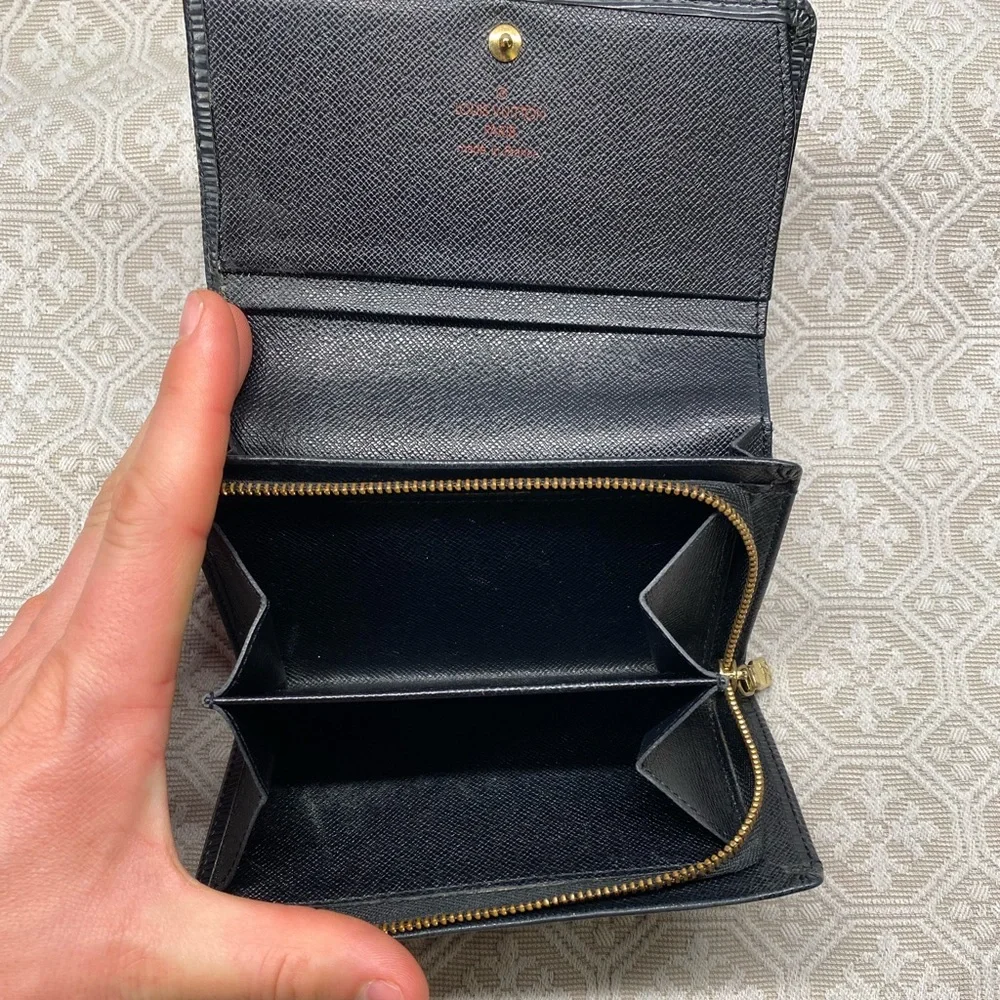 Authentic Louis Vuitton Black Epi Leather Wallet - Picture 11 of 12